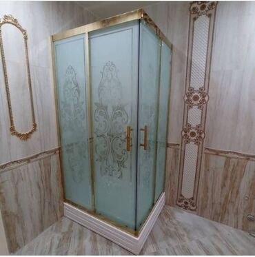 Duş kabinaları, arakəsmələr: Yeni Üstü açıq kabina, Künc üçün, Ödənişli çatdırılma — 11