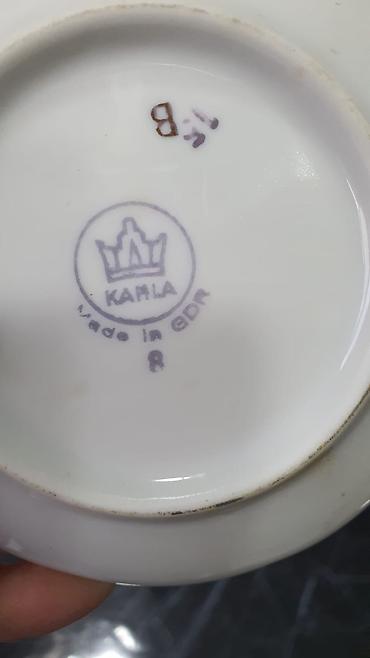 blutut luster: Çay dəsti, Farfor, Almaniya — 2