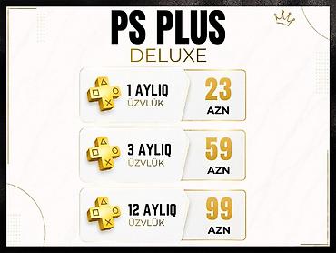 pixel 4: PS4 / PS5 üçün "PS Plus Deluxe" abunə paketi 👑 PS4 və PS5 üçün PS — 1