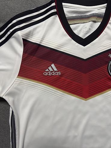 almaniyada saat neçədir: Futbolka, Adidas, M, rəng - Ağ — 3
