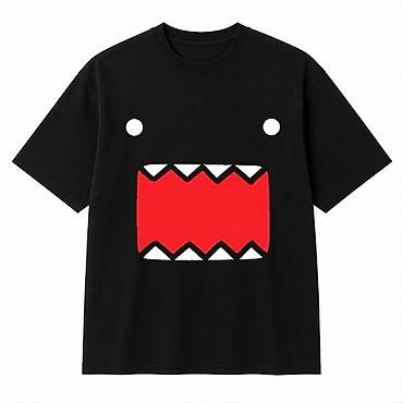 gəlin gulu: Qara rəngli qısaqol uniseks T‑shirt geyinilməyib sadece sipariş — 1