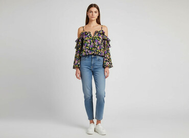 bluzki hello kitty bershka: Bershka, Bluzka damska, rozmiar XS
