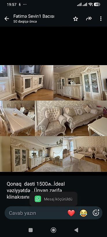 Qonaq dəsti 1500₼. İdeal vəziyyətdə . Ünvan zərifə lalafo.az -da Qonaq dəsti 1500₼. İdeal vəziyyətdə . Ünvan zərifə