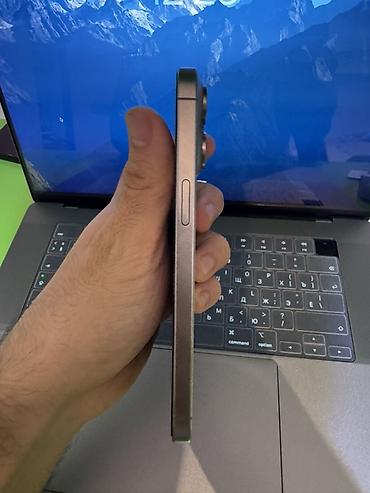 Apple iPhone: IPhone 15 Pro Max, 256 GB, Natural Titanium, Simsiz şarj, Face ID, Sənədlərlə — 11