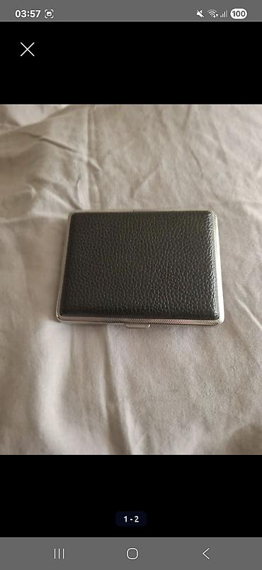 malbro siqaret: Metal siqaret etui - Material: möhkəm metal karkas, qapaq hissəsi — 1