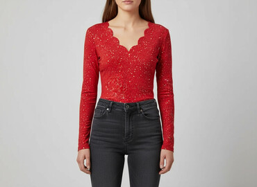 prześwitujące ubrania: Women's blouse, size S