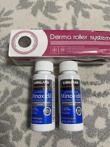 derma roller: Набор для стимуляции роста волос: Kirkland Signature Minoxidil 5% + — 4