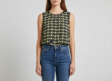 bluza z krótkim rękawem zara: River Island, Жіноча блуза, розмір M