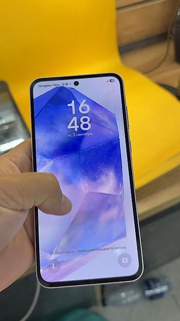 Техника жана электроника: Samsung Galaxy A55, Колдонулган, 128 ГБ, 1 SIM, 2 SIM, eSIM — 7