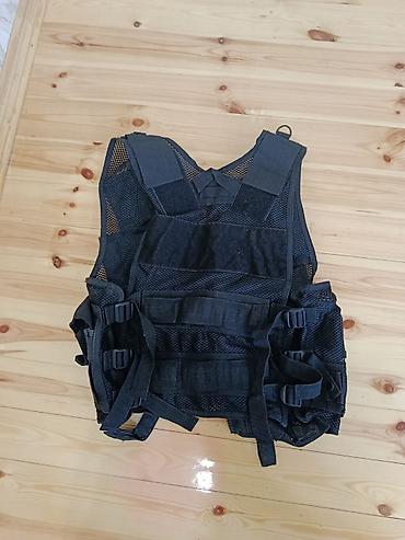 Верхняя одежда: Taktiki yüklük jileti – qara rəng - Material: nəfəsalan mesh parça və — 2