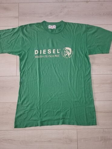 vojnicke jakne muske: T-shirt Diesel, L (EU 40), color - Green