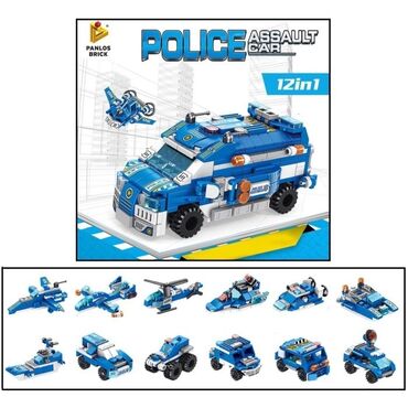 lego maşın: Konstruktor Lego " Police" 🔹Ölkə daxili pulsuz çatdırılma 📦 🔹️1/12
