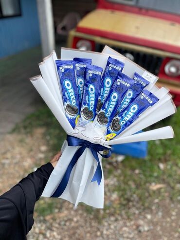 Şokolad buketləri: Şirniyyatlı gül buketləri – fərqli və dadlı hədiyyə - Kompozisiyalar — 4