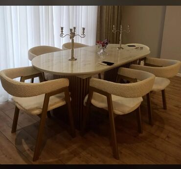 Yataq otağı dəstləri: Oval masa, Qonaq otağı üçün, 6 nəfər lalafo.az -da Yataq otağı dəstləri: Oval masa, Qonaq otağı üçün, 6 nəfər