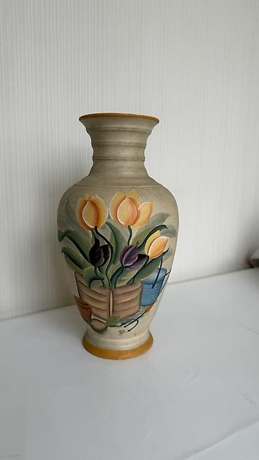 gul dekoru: Bir vaza, Keramika — 1