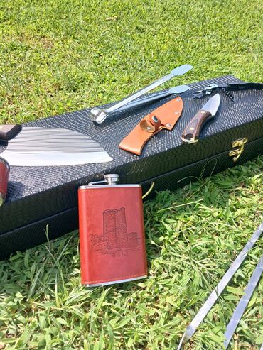 Kabab üçün digər mallar: 🎁Hədiyyəlik Şiş dəsti🤩🤩🤩 ⚒️Peşəkar ustalar tərəfindən hazırlanmış Əl — 6