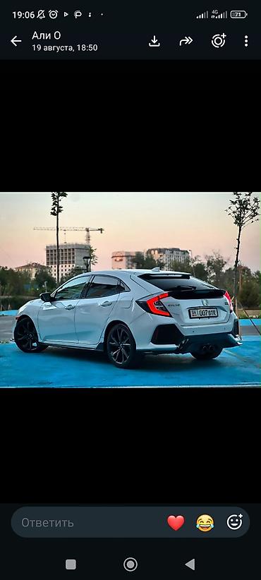 bye e5: Honda Civic: 2018 г., 1.5 л, Автомат, Бензин, Хэтчбэк — 3