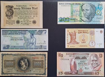 Əskinaslar: Hər bir şəkil 10 manatdır. Dünya ölkələrinə məxsus müxtəlif — 2