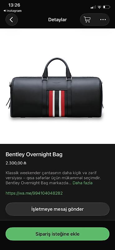 qırmızı çanta: Təcili Satılırr!!! Bentley brendli dəri çanta dəsti Real alıcıya — 3