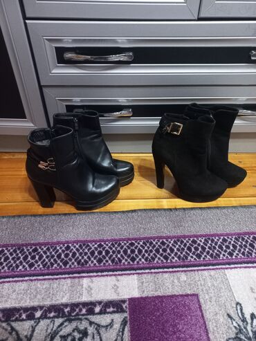 обувь из европы: Сапоги, 39, цвет - Черный