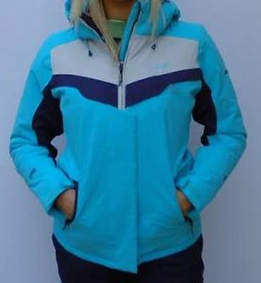 moncler: Ženska zimska/ski jakna – tirkizna sa tamnoplavim i svetlosivim — 3