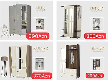 iwlenmiw mebel: 390 Azndan başlayan dolablar Fabrik istehsalı mebellərin topdan — 1