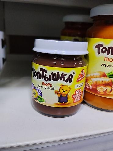 Детское пюре «Топтышка» Чернослив. - Тип продукта: фруктовое пюре из