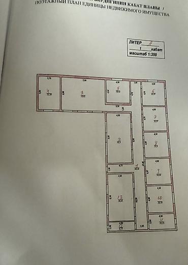 Продажа другой коммерческой недвижимости: 🏢 ПОМЕЩЕНИЕ САТЫЛАТ 📏 Площадь: 729 м² 📍 Участок: 10 сотых 2.кабатуу — 14