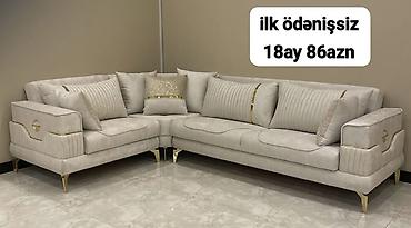 Divanlar: Künc divan kolleksiyası - Müasir dizaynlı L-şəkilli künc divanlar - — 51