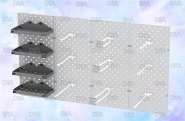 shredery 15 16 na kolesikakh: Панель перфорированная, настенная, для магазина и склада