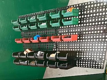 Ostali alati i mašine: Zidni organizator sa plastičnim kutijama za radionicu/garage - Sistem — 4