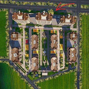 елесейские поля: 3 комнаты, 117 м², Асанбай мкр Элитка, 17 этаж, ПСО (под самоотделку) — 2