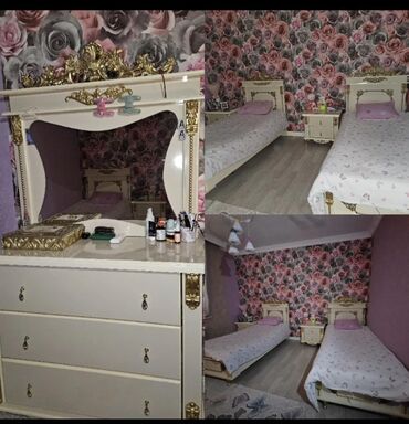Раскладушки: Dest satilir 550 azn. Deste 2 eded yataq+matras(yeni)+2tunba+termo
