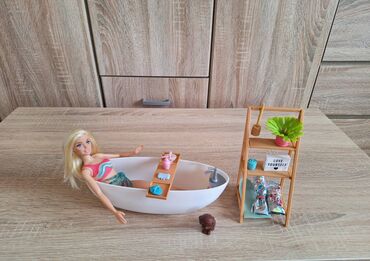 Igračke: Kao nov Barbi spa set kupatilo s kadom, spa i kupkama za lutke set — 4