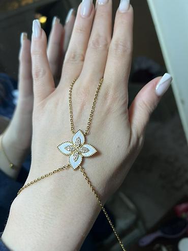 sahmeran qolbaq: Şahmeran Qızılı zəncirli əl bəzəyi (hand chain/bracelet) - Dizayn — 1