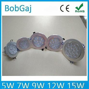 din 2690: Alu Rozetna Led 12x1W 4200k 6000k. fi-65/80mm 3x1W 299rsd fi-65/82mm — 5