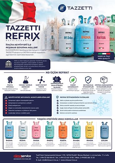 духовка баку: Tazzetti REFRIX Freon Qazları – R134a, R404A, R410A, R407C, R507A — 1