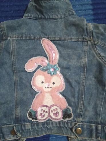 Pencəklər: Uşaq geyim dəsti - Cins jilet: Ön hissədə “T.B. FASHION” yazılı dekor — 2