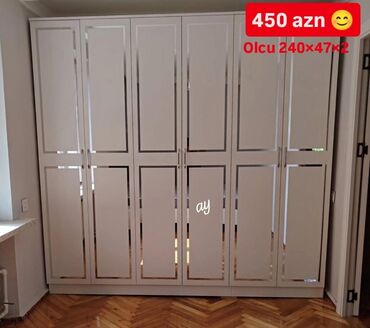 Dolablar: Yeni, Açılan, 6 qapı Düz dolab, Qarderob, paltar dolabı