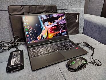 купить бу пк игровой: Ноутбук, Lenovo, 16 ГБ ОЭТ, AMD Ryzen 5, 15.6 ", Колдонулган, Жумуш, окуу үчүн, эс тутум NVMe SSD