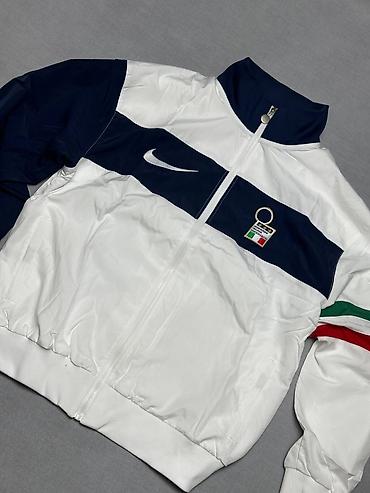 бел: Nike спортивная куртка-тренировочный топ с молнией по всей длине - — 4