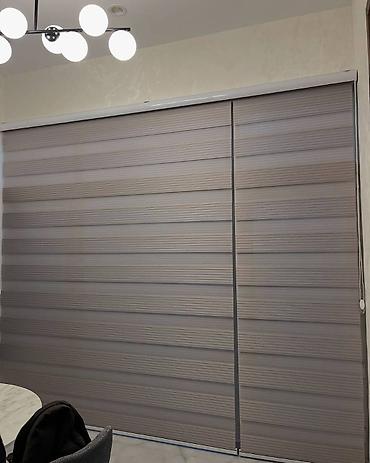 Жалюзи и рольшторы: Рулонные шторы «День‑Ночь» (зебра) - Двухслойная ткань с чередованием — 10