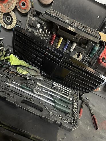 mercedes w203 radiator: Məhsul: çeşka ön radiator barmaqlığı (qara) - Material: Yüksək — 2