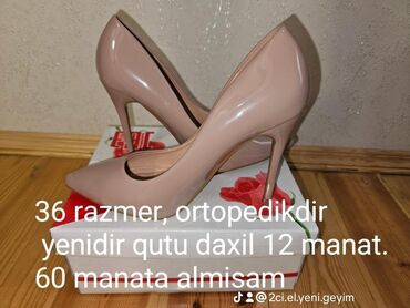 Gözəllik və sağlamlıq: Tuflilər, Ölçü: 36, rəng - Bej, Yeni