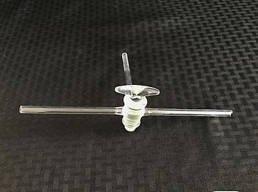 pipet: Sovet istehsalı 3-yollu T-formalı kran ştopor - Material: şəffaf — 1