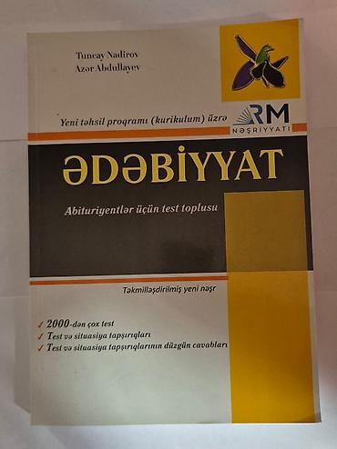 Тесты: Məhsul: Ədəbiyyat – Abituriyentlər üçün test toplusu (yenilənmiş nəşr) — 1