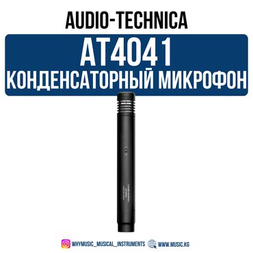 акустические системы 5.1 с микрофоном: Конденсаторный микрофон Audio-Technica AT4041 Audio-Technica AT4041 —