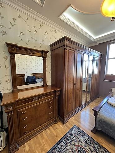 Klassik üslubda massiv ağacdan yığılmış yataq otağı mebel dəsti 📍Çox