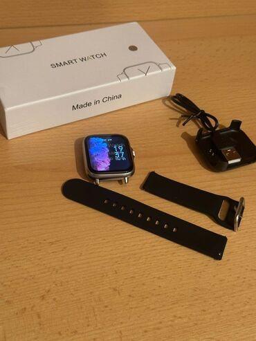 Tavalar: Smart saat, Sensor ekran, rəng - Qara