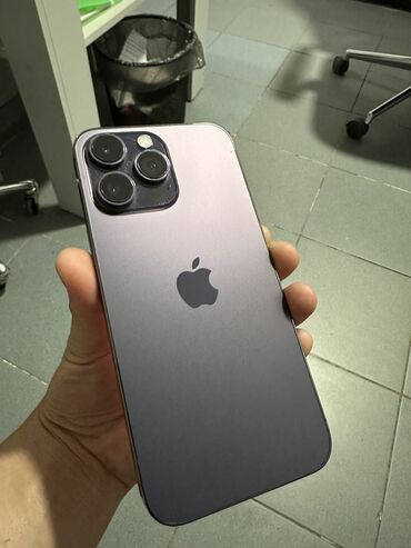 Apple iPhone: IPhone 14 Pro Max, Б/у, 256 ГБ, Deep Purple, 100 %